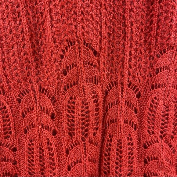 ModCloth delicate open work knit sweater size S - Picture 3 of 7